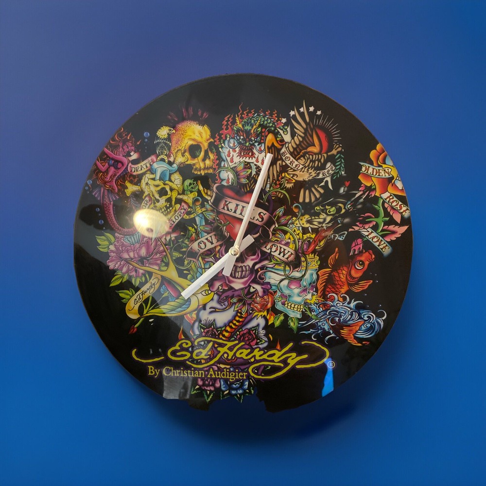 Ed Hardy Clock
