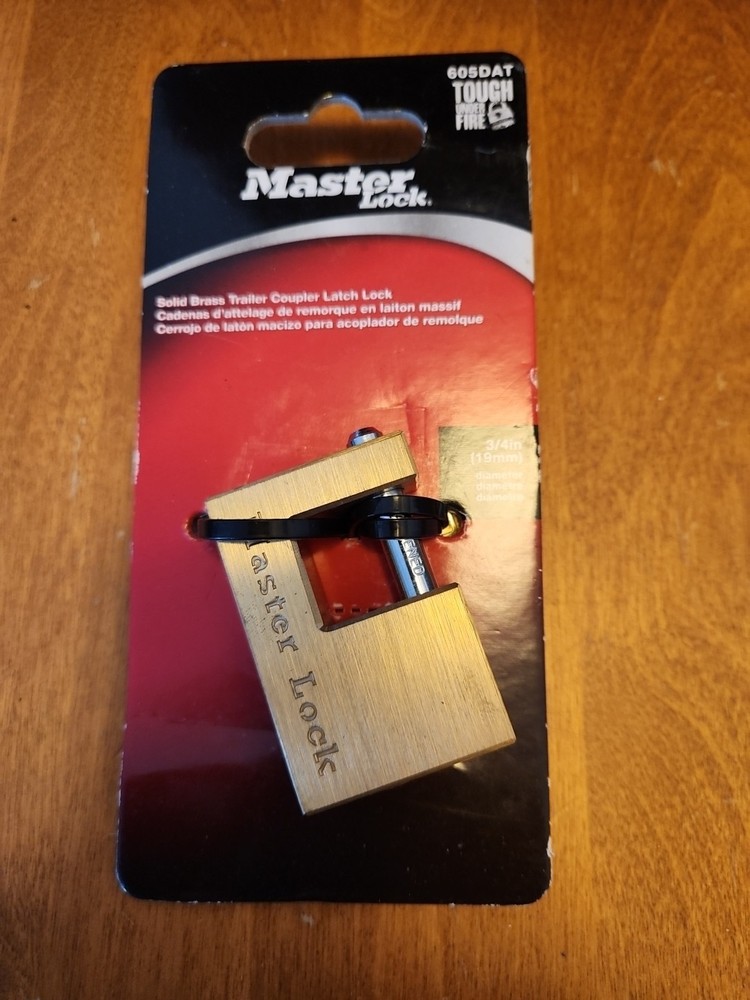 Master Lock 605DAT Trailer Coupler Padlock