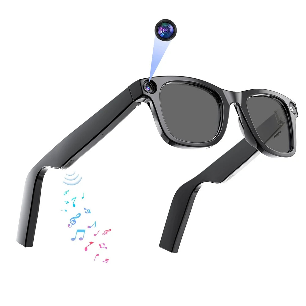 E02 Smart Glasses Camera Image Stabilization Real-time Translation for Calls