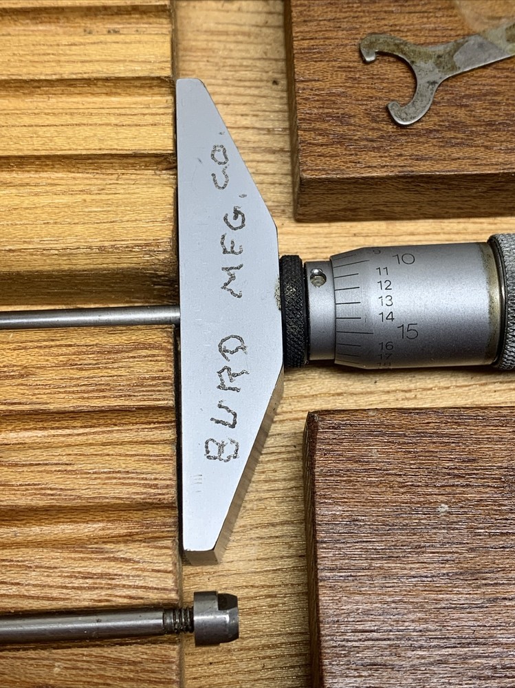 brown and sharpe depth micrometer With Two Rods