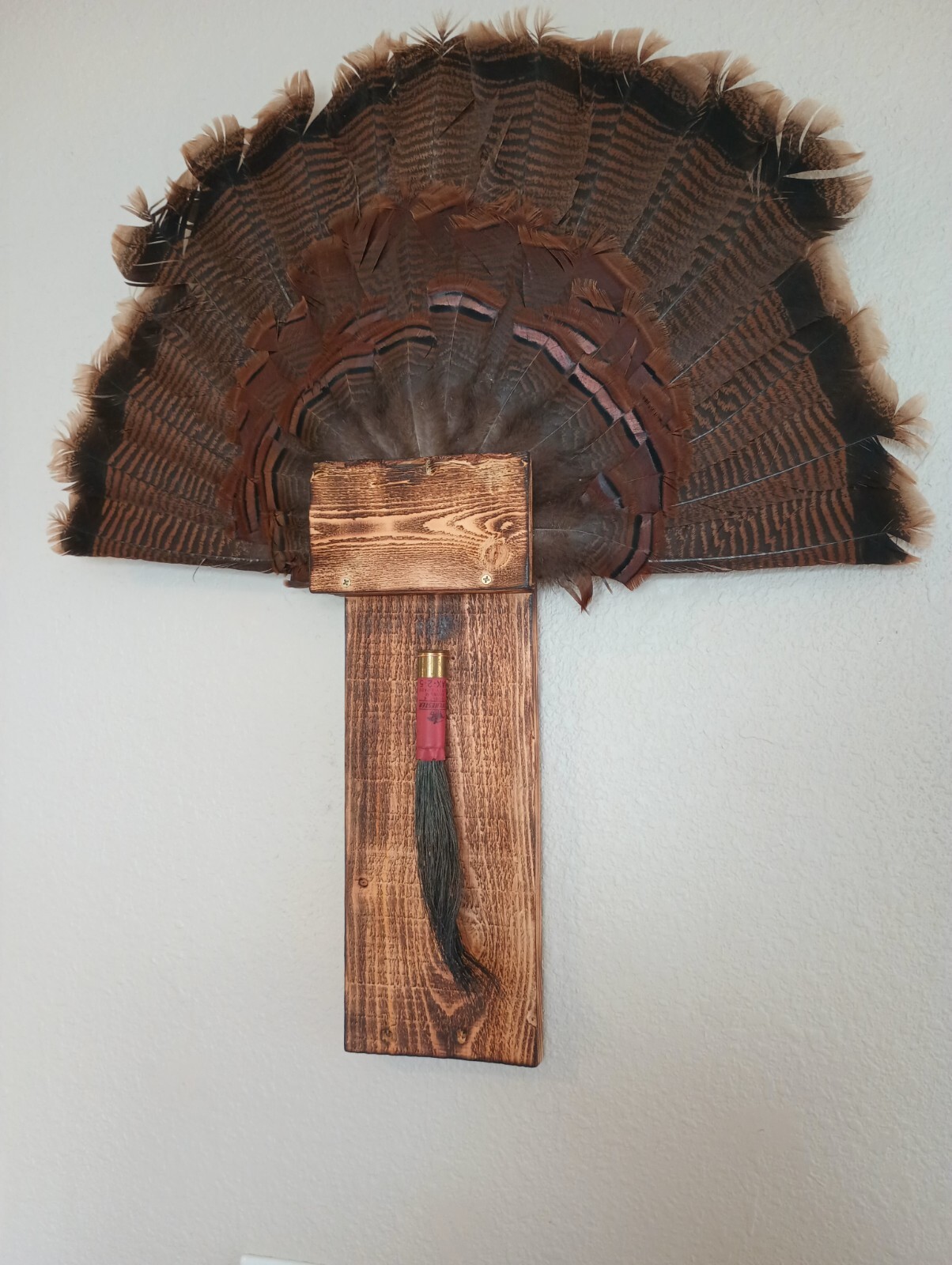 Rustic Turkey Fan Mount