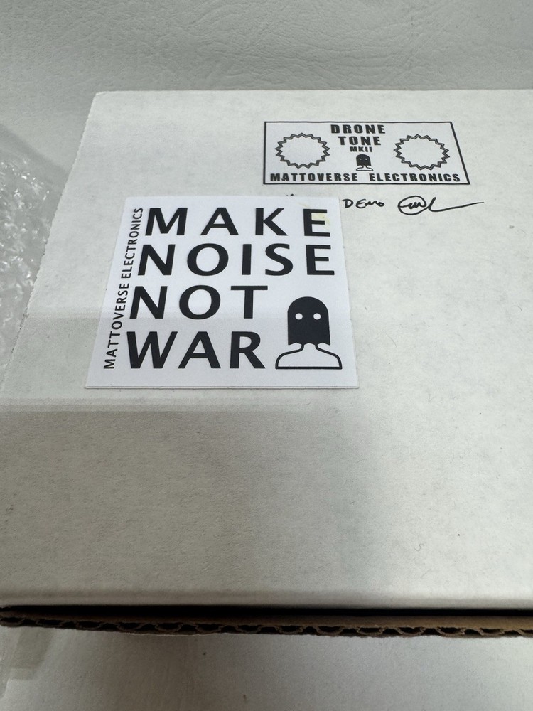 Mattoverse Electronics Drone Tone MKII (2017) White Version With Original Box