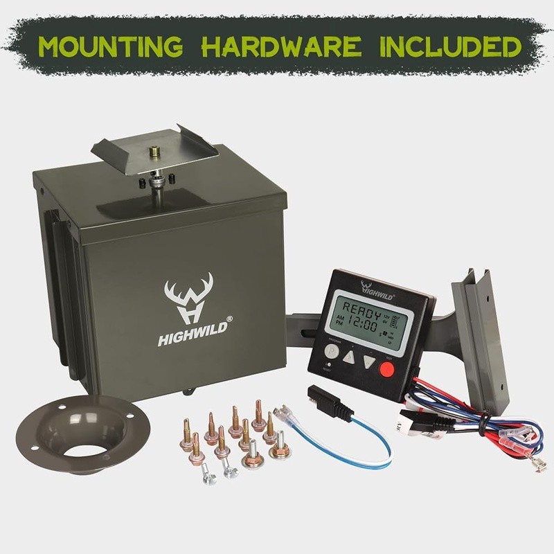 6V Digital Power Control Unit Deer Feeding Timer Weatherproof Spinner Motor New