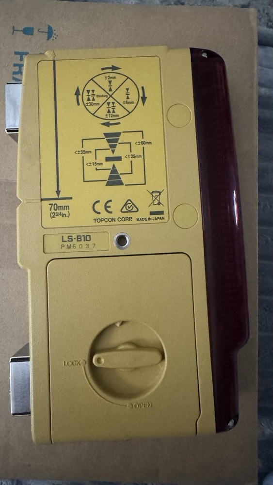 Topcon LS-B10 Machine Control Laser Receiver Non-Wireless Model 312660103