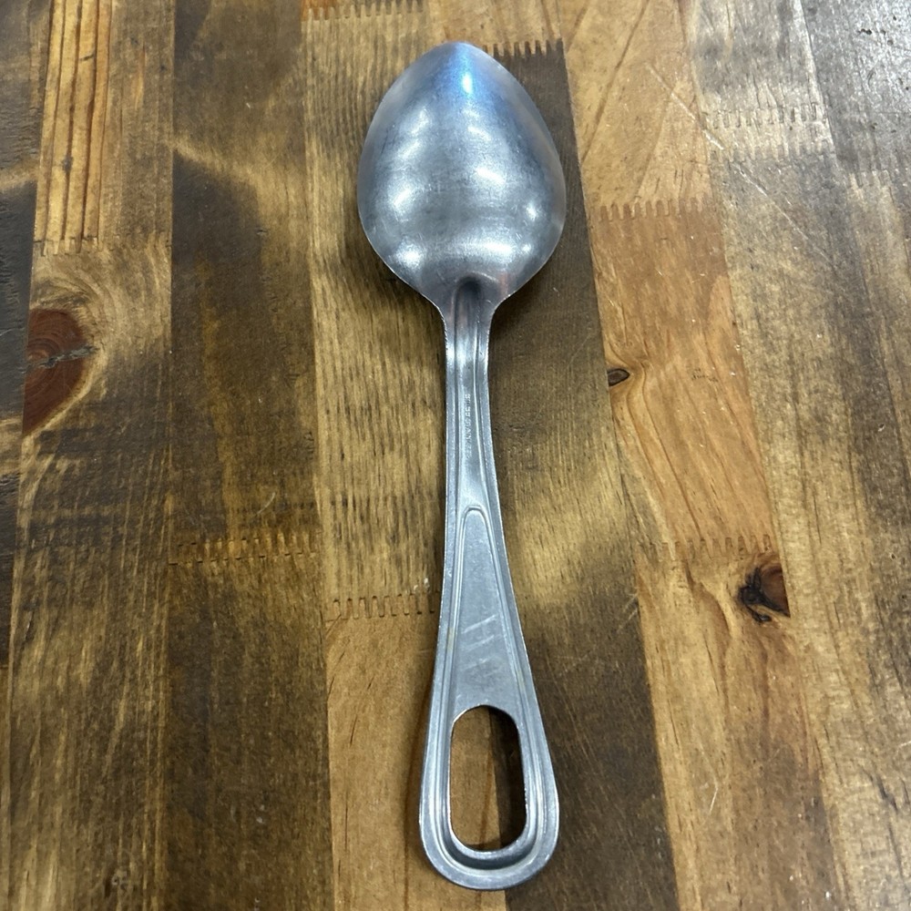 Original WWII IS Army Mess Kit Silco Stainless Spoon Utensil