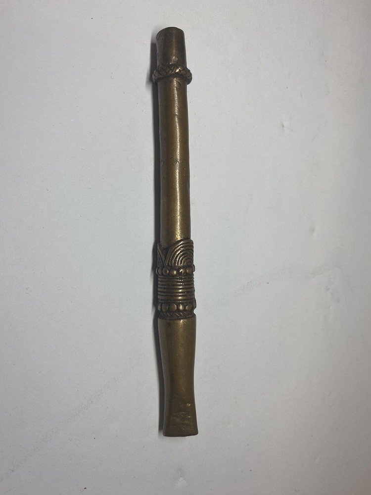 Vintage Brass Hand Crafted Cheroot Cigarette Holder