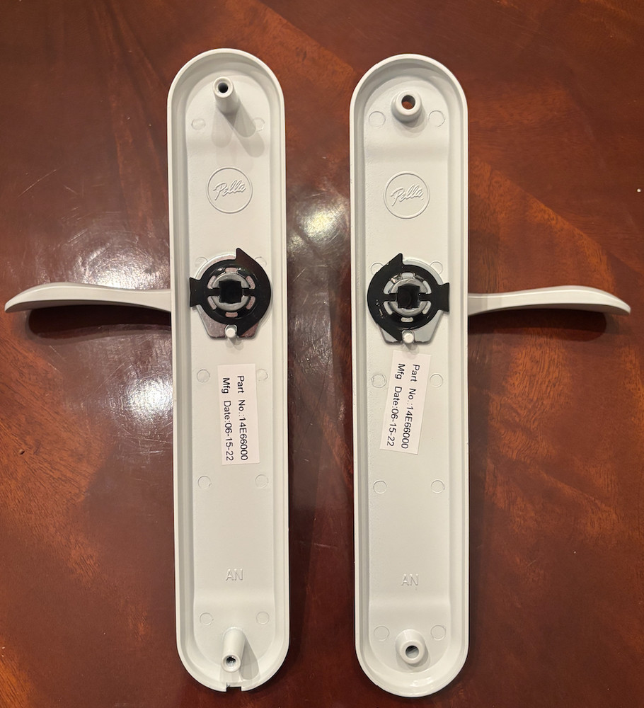Pella Inactive Handle Right Hand Set for Hinged Door - White