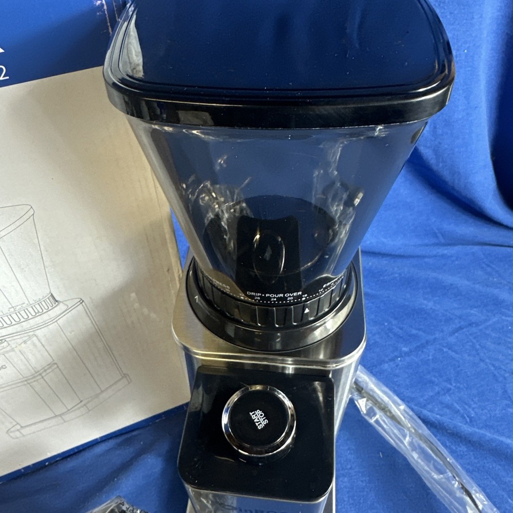 Anti-static Conical Burr Coffee Grinder, Adjustable Electric Mill, 48 Precise...