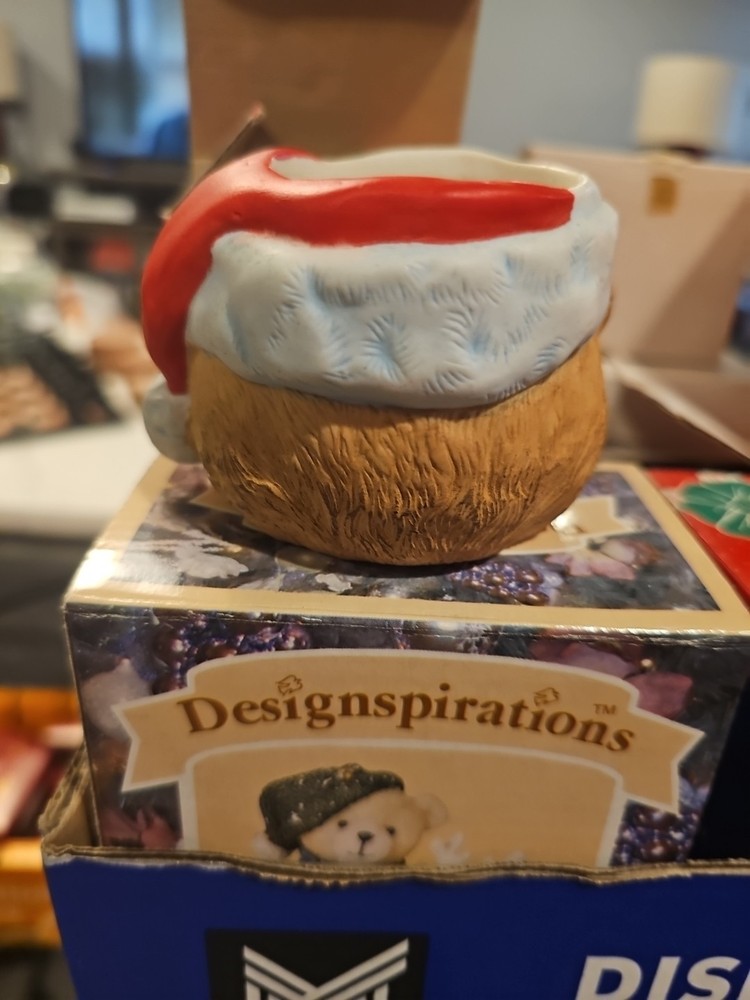 Santa Chipmunk Candleholder