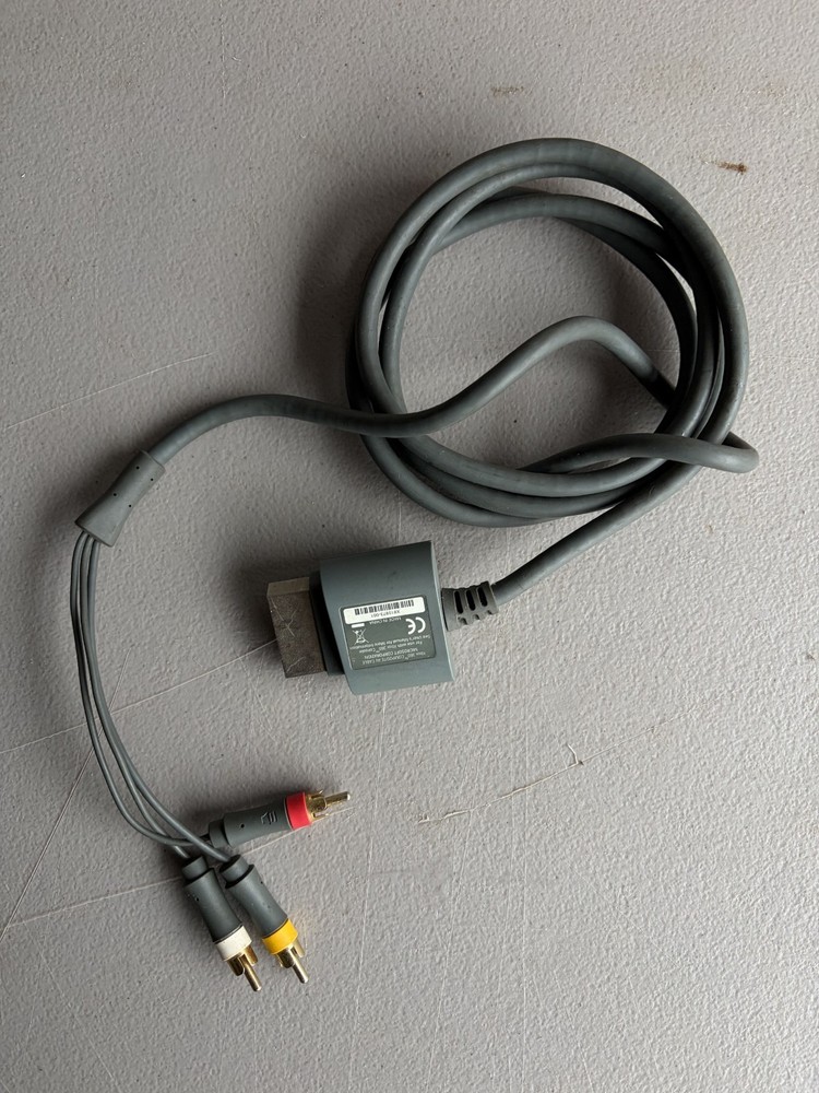 2 Xbox 360 Component AV Cables OEM Tested