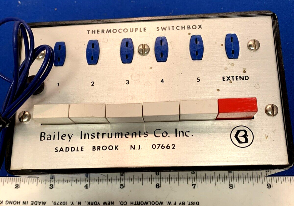 BAILEY INSTRUMENTS CO INC THERMOCOUPLE SWITCHBOX (T)