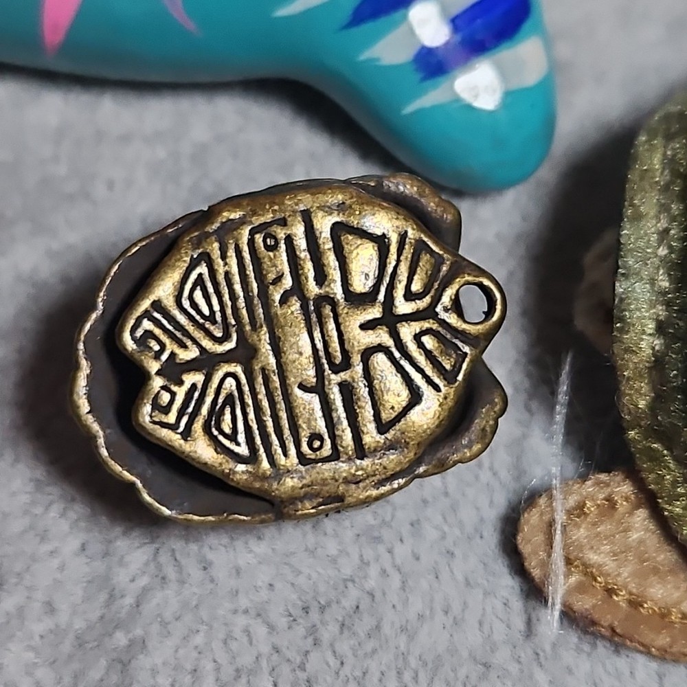 Turtle Keepsake Box With A Baby Turtle And A Tortoise Shell Bell Keychain