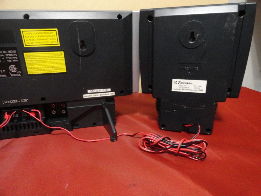 EMERSON MS3100 TRIPLE PLAY LINEAR 3 CD CHANGER