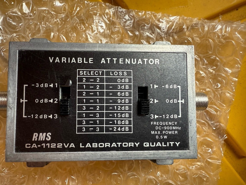 RMS Variable Attenuator CA-1122VA