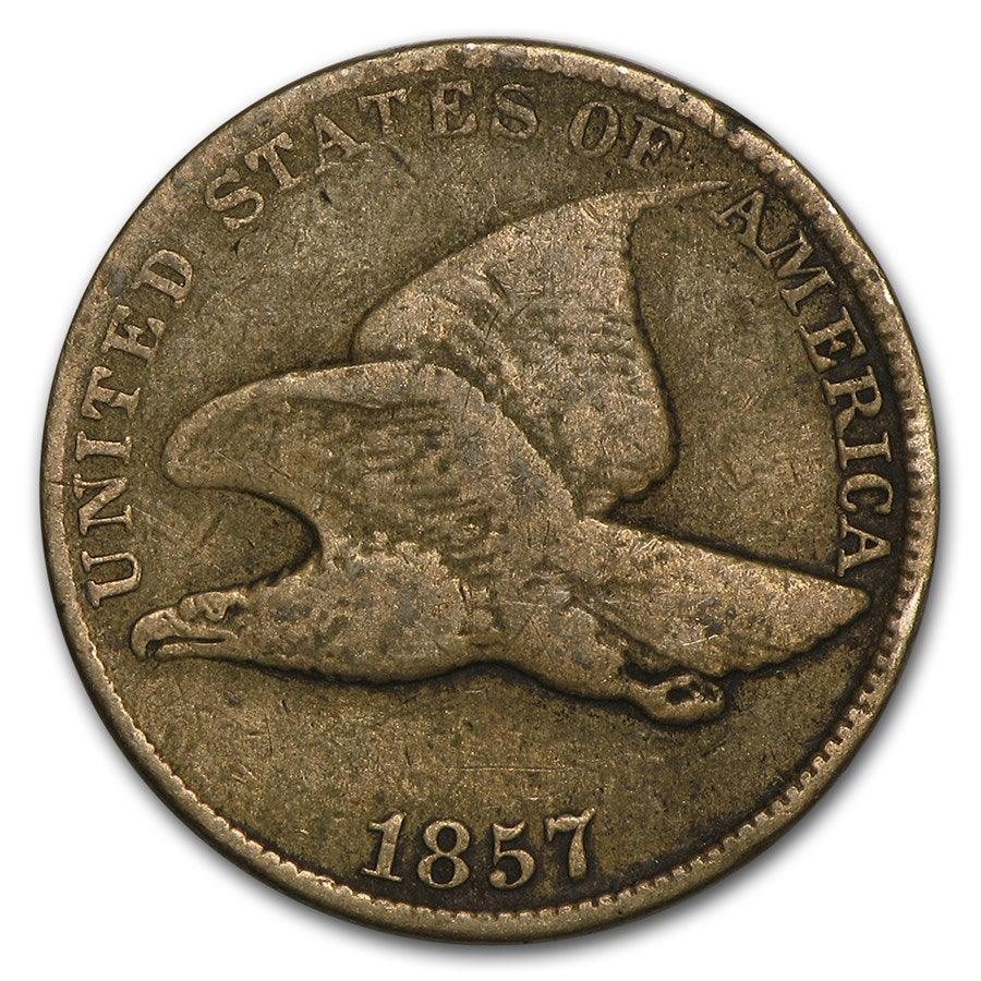 1857 Flying Eagle Cent (F)