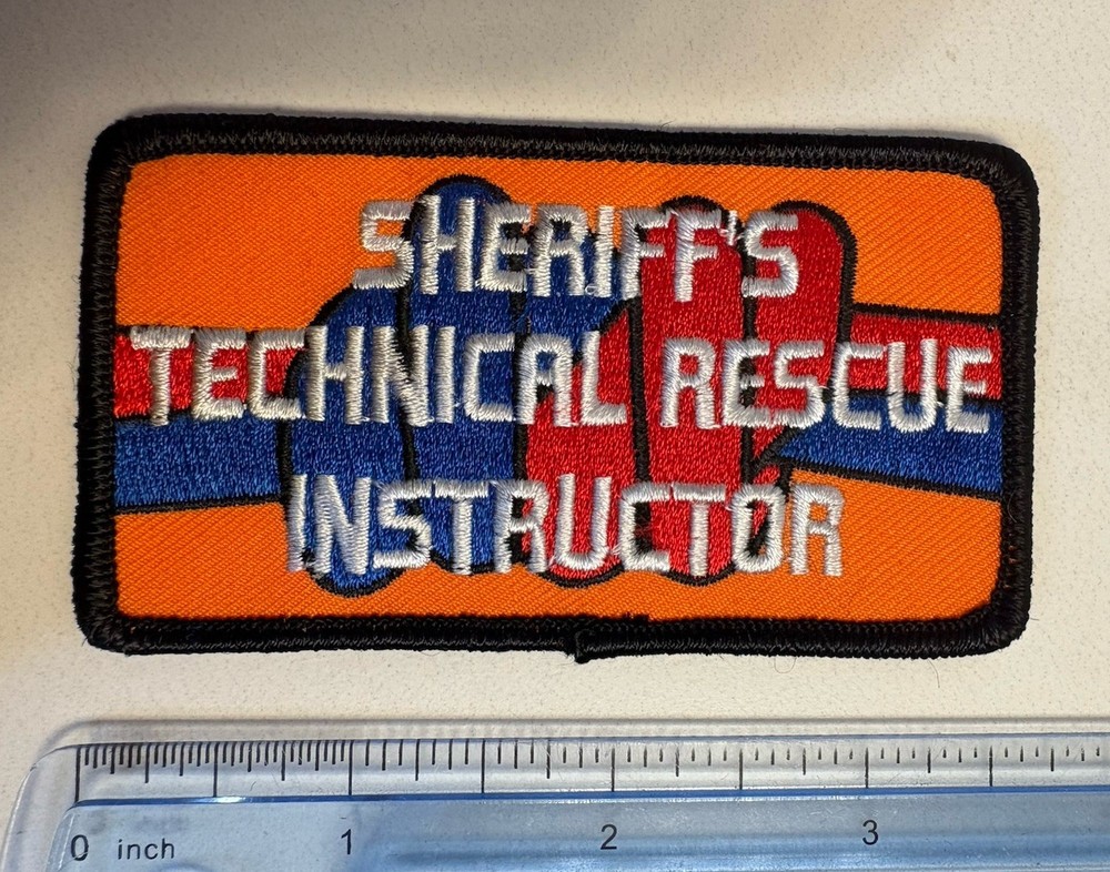 San Bernardino County California Sheriffs Technical Rescue Instructor Patch