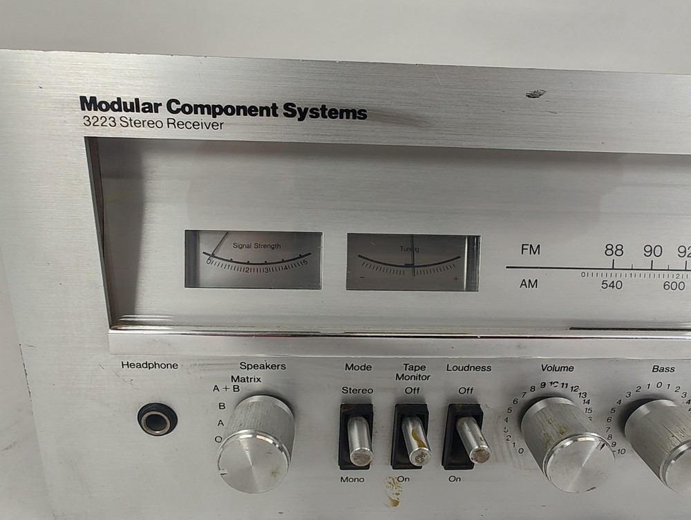 MCS Modular Component Systems 3230 AM/FM Stereo Receiver Vintage