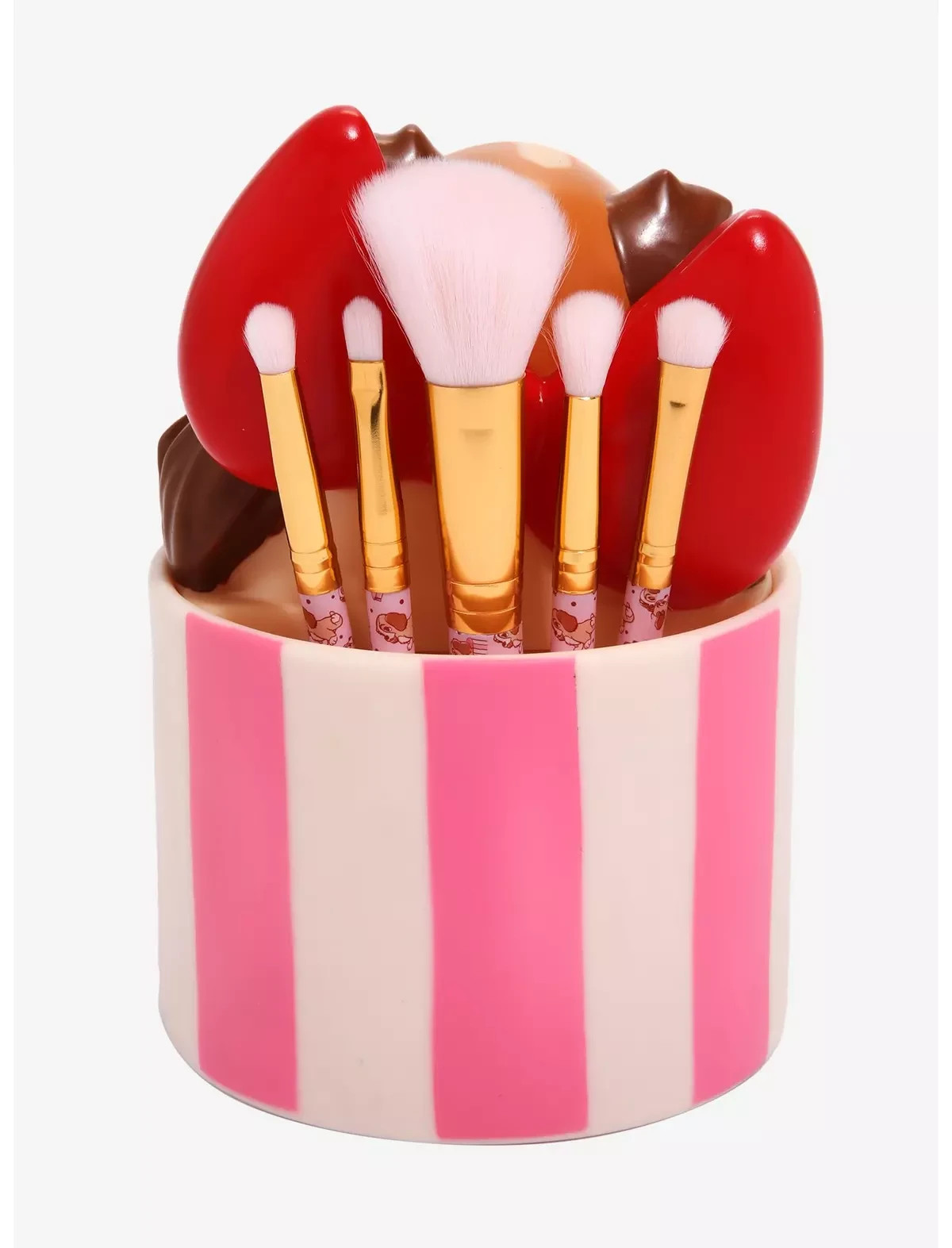 Loungefly Disney Lady and the Tramp Makeup Brush Set - BoxLunch Exclusive