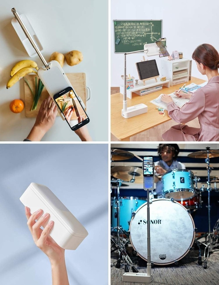 360° Rotatable Selfie Stand with Wireless Bluetooth Remote