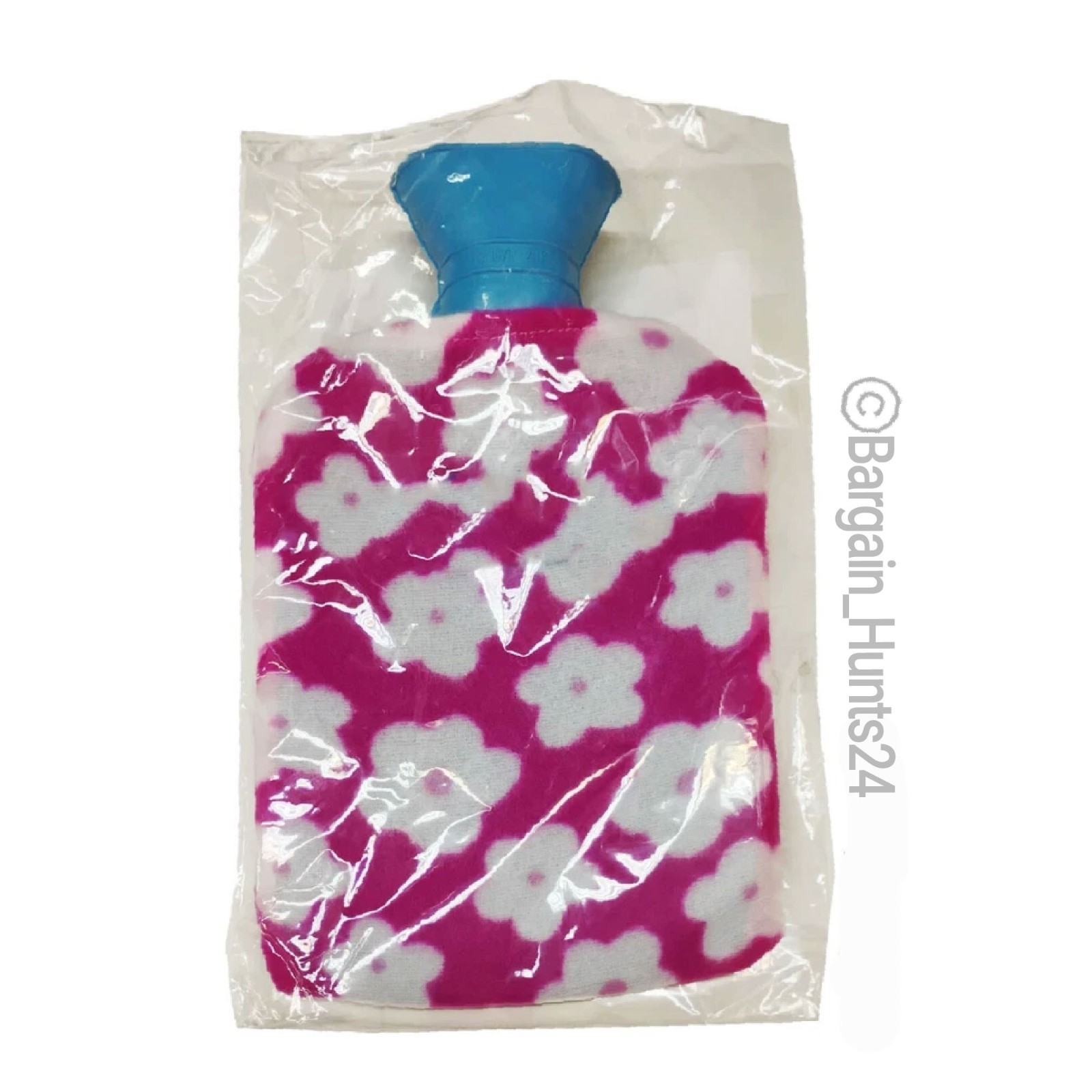 Hot Water Bottle with Plush Cover Rubber Bag For Warm Therapy 2000ml (Pack of 1)