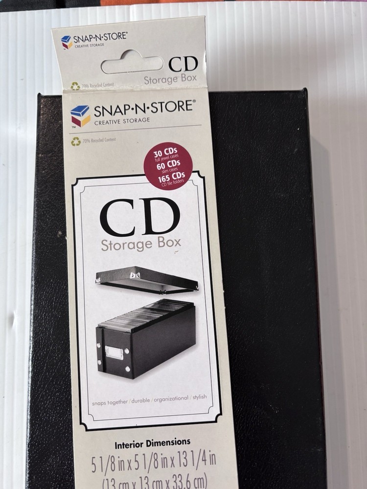 File Organizer, Small Storage Box, Snap N Store Embossing Folder Slimline CD’s