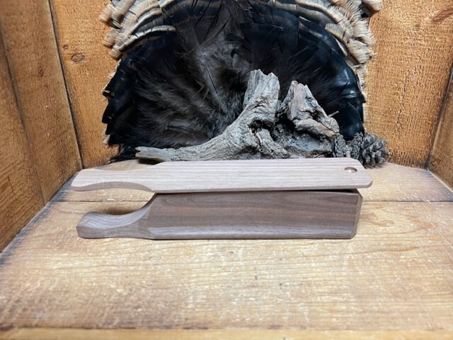One Pc Walnut Box Call Kit w/ Walnut Lid Unfinished