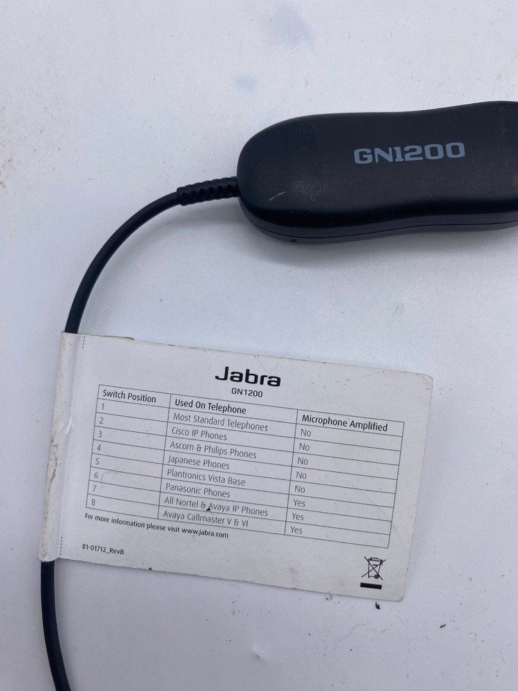 Jabra GN1200 88011-99 Headset