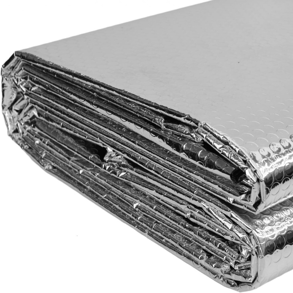 Double Reflective Insulation Roll 48 in X 10 FT RV Window Insulation for Summer