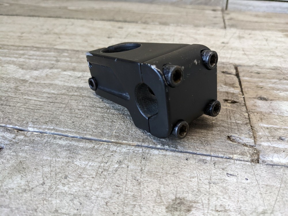 Y2K Black 1 1/8 Threadless Mid School BMX Stem