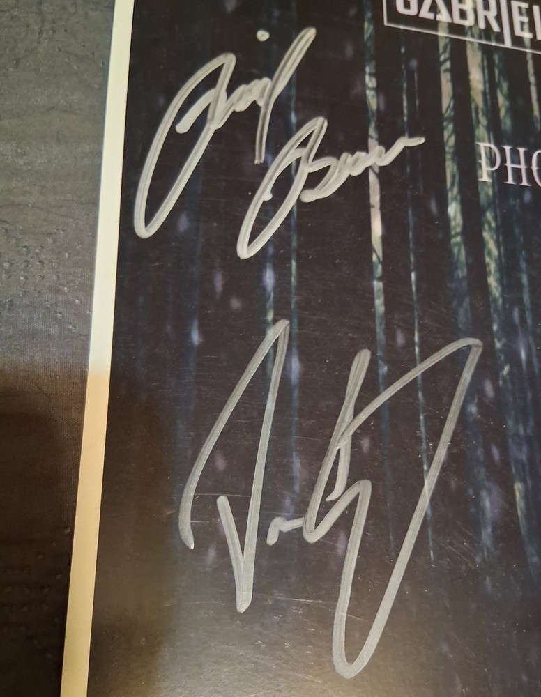 FLAW showflyer Signed By Whole Band