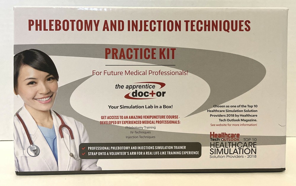 The Apprentice Doctor Wearable IV Phlebotomy Injection Techniques Practice Kit