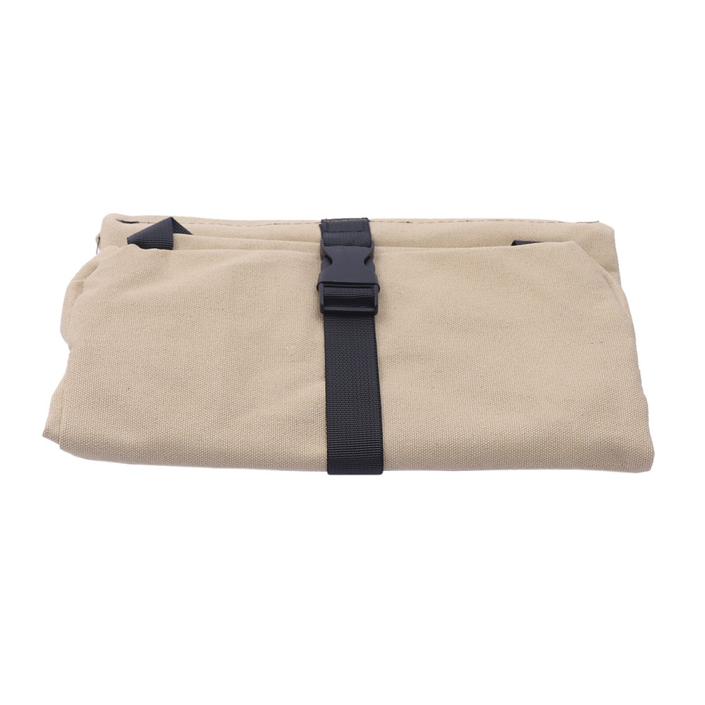 Multi-Purpose Roll Up Tool Bag - Durable Canvas Organizer with Pockets