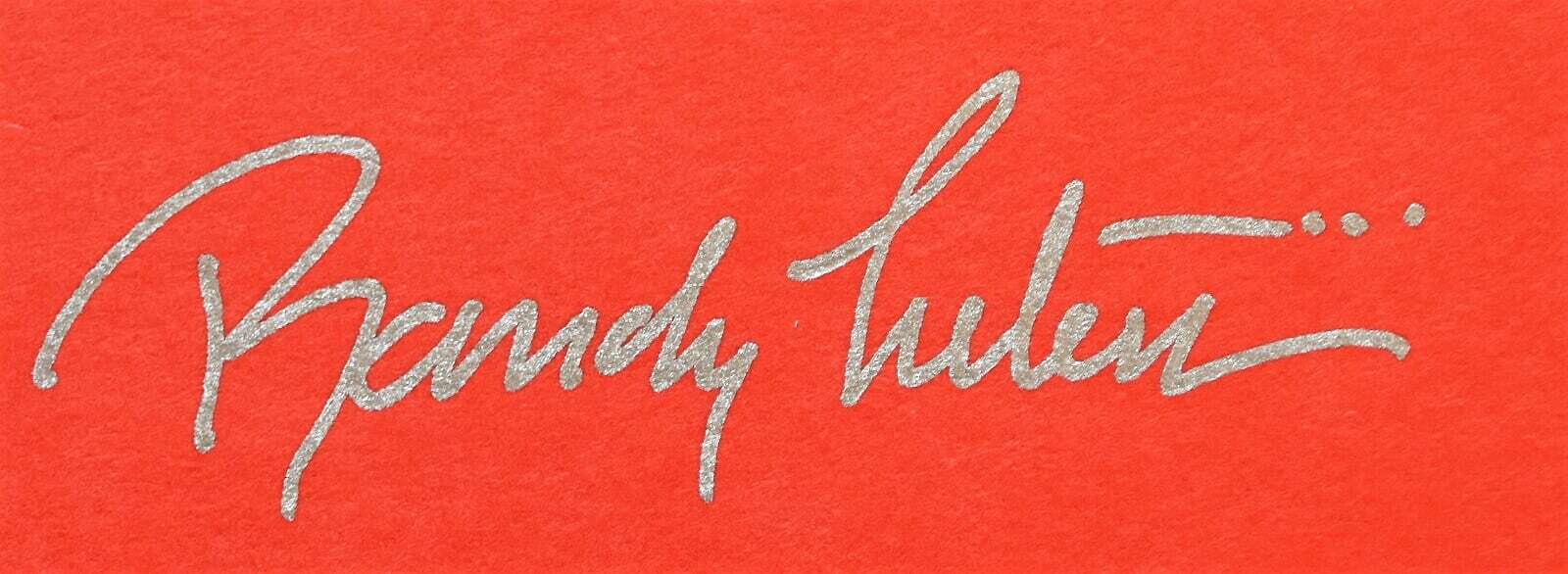 B.B. King Concert Poster Fresno 1971 Randy Tuten Signed Red