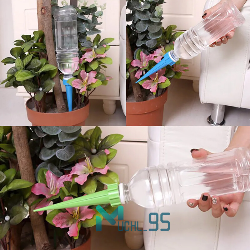 12 Self-Watering Spike Automatically Water Your Garden Using Insert Drip Tools!