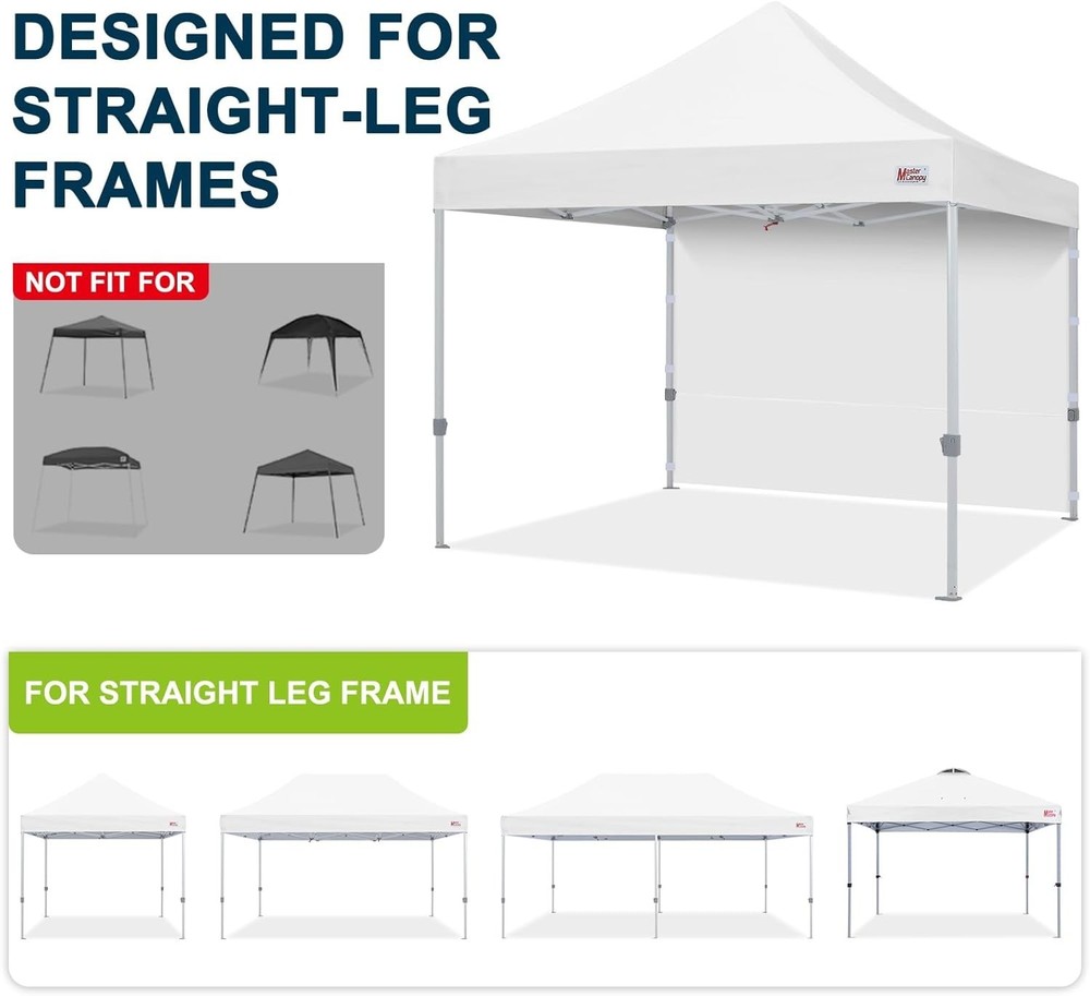 Enhanced 10x10ft Pop-Up Canopy Sidewall – Easy Installation & Reliable Coverage