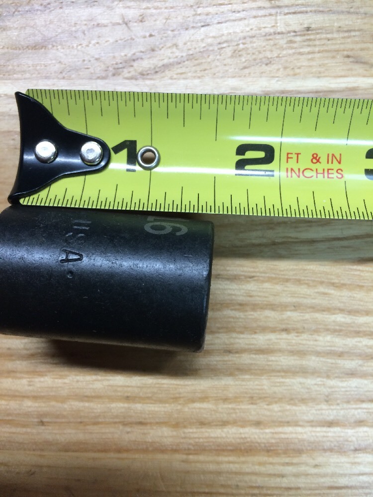 SK 34066 1/2" Drive 6 Point Impact Socket 16mm