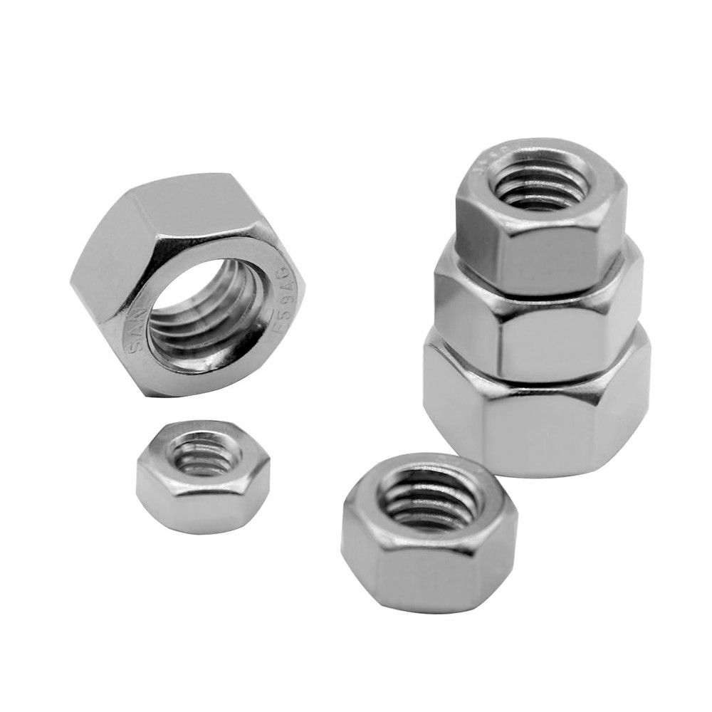 405PCS Stainless Hex Nuts Assortment Kit Hardware Nuts Commercial Grade SAE #.