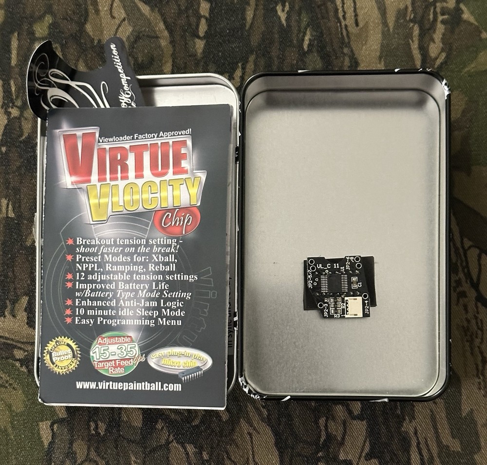 Virtue ViewLoader Vlocity Electronic Paintball Loader Board RF Upgradeable