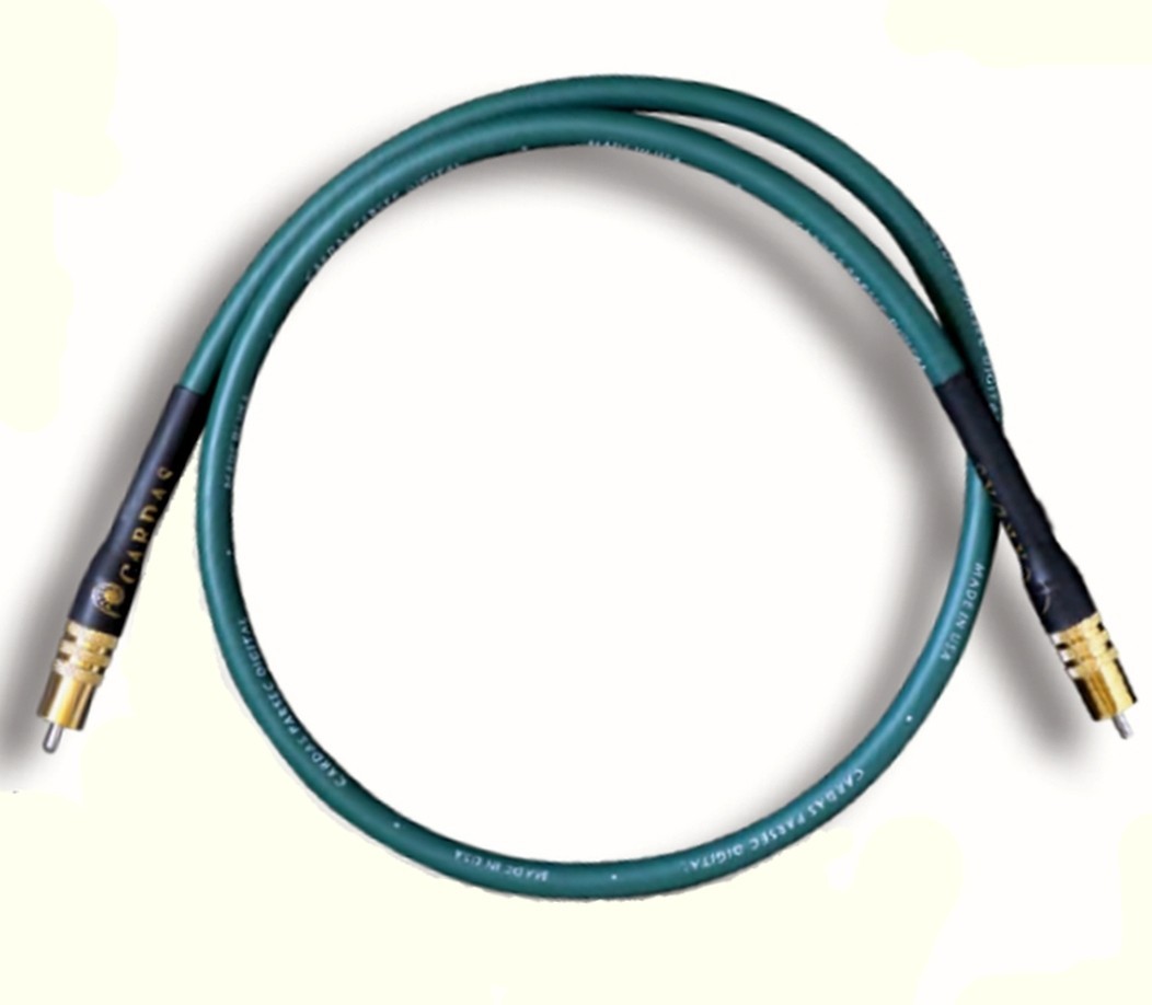 New CARDAS AUDIO PARSEC Digital Cable with coaxial RCA Plug, Length 1M - 1 Piece