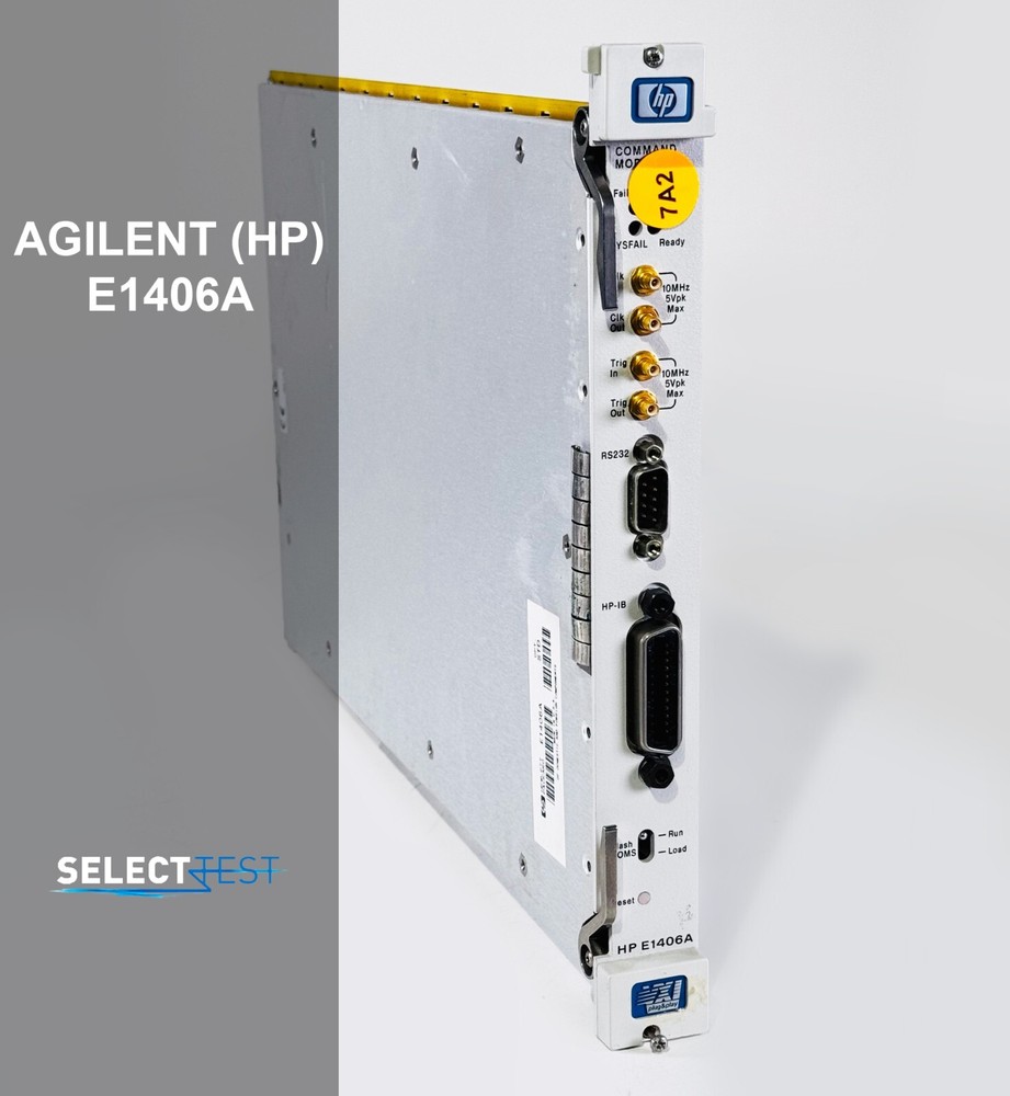 AGILENT (HP) E1406A VXI C-SIZED 1-SLOT GPIB COMMAND MODULE **LOOK** (REF.: 978N)