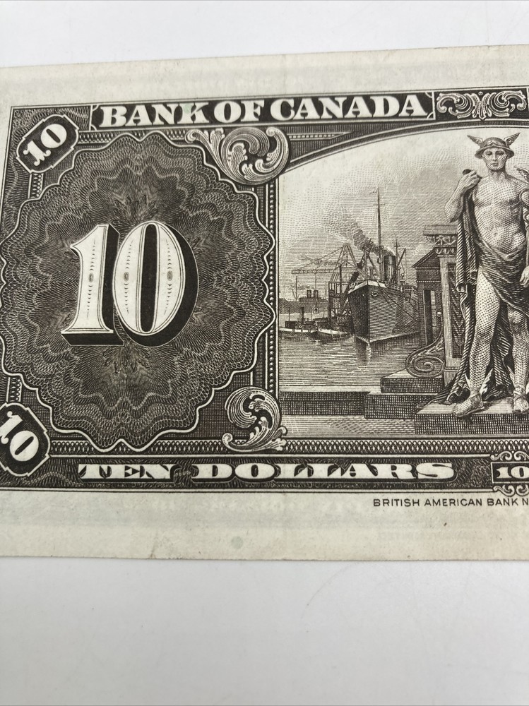 Canada Banknote 1937 10 Dollars.