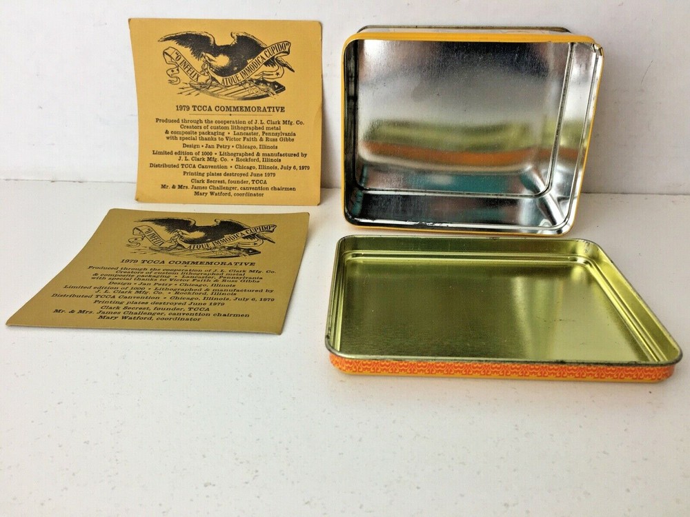 *CLARK'S MIXTURE* "COMMEMORATIVE TIN" c1979 Vintage