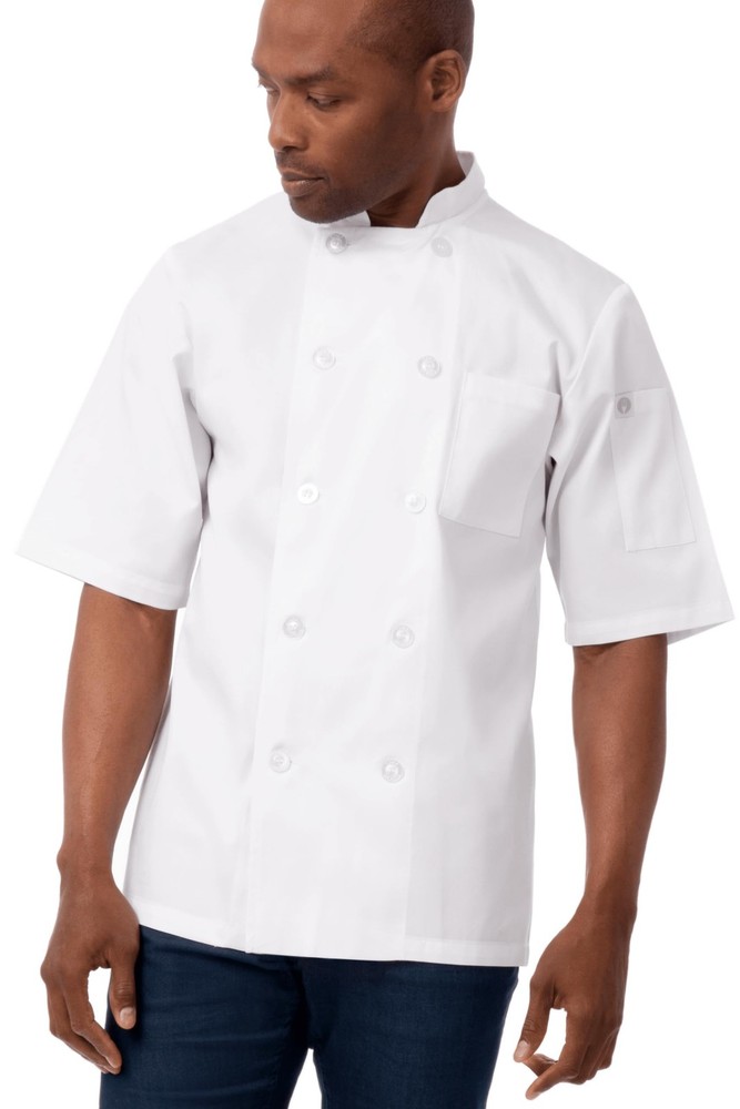 Mens Volnay Chef Coat, White, Small