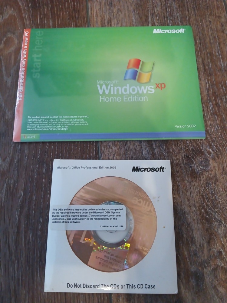 Microsoft Windows XP Home Edition SP2 Version 2002 + Microsoft Office 2003 Prof
