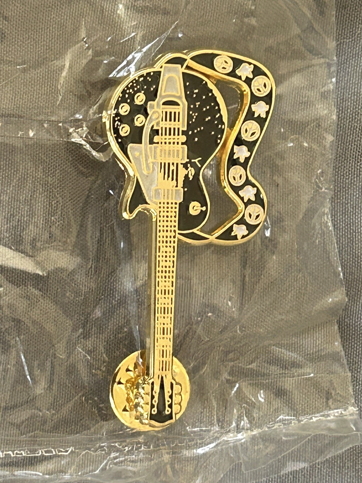 OFFICIAL Neil Young Old Black Guitar Lapel Pin
