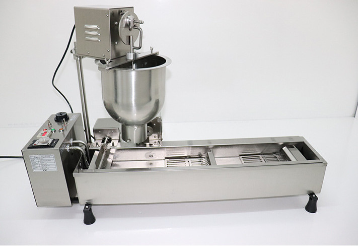 Automatic Stainless Steel Mini Donut Maker Donut Making Machine & 3 Moulds 220V