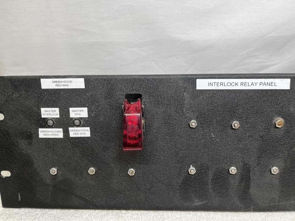 3 RU Custom Broadcast Transmitter Interlock Relay Panel