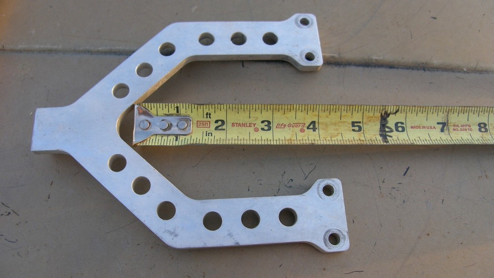 VINTAGE AJUSTABLE ROCK SHOX MAGNESIUM FORKS PART # 73277 & MOUNTING BRACKET