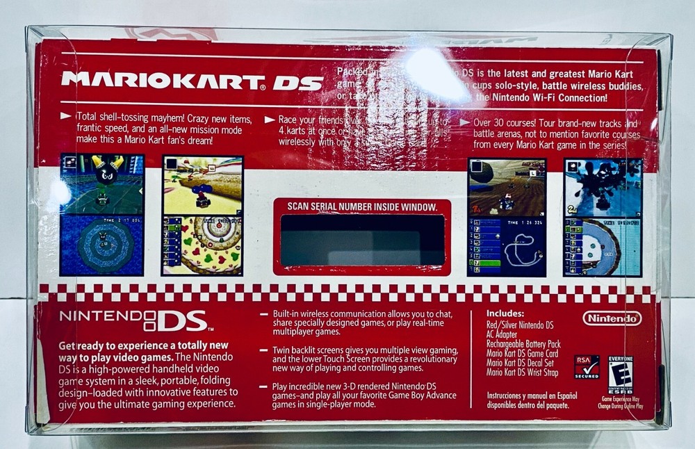 1 Box Protector For The Original Nintendo DS Console Box NTSC Display Case