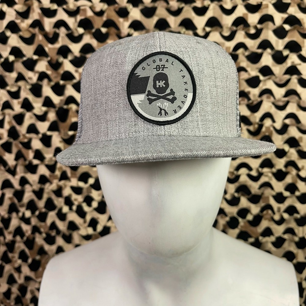 NEW HK Army Drift Snap Back Hat - Grey